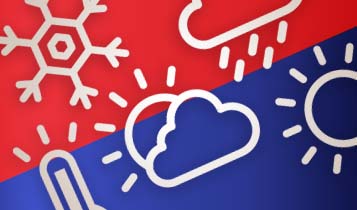 Tables de météo en démonstration